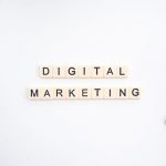 digital marketing in letter squares