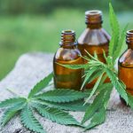 cbd oil and leaves