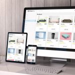 ecommerce website on computer
