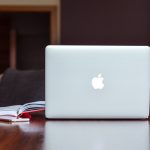 laptop on desk