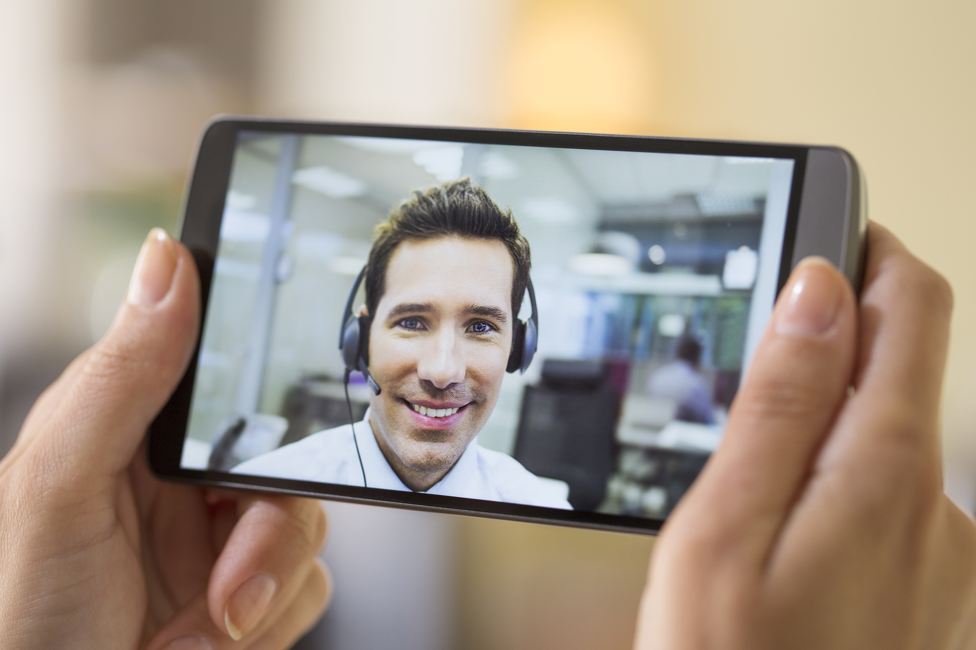 Employees Having a Videoconference Call